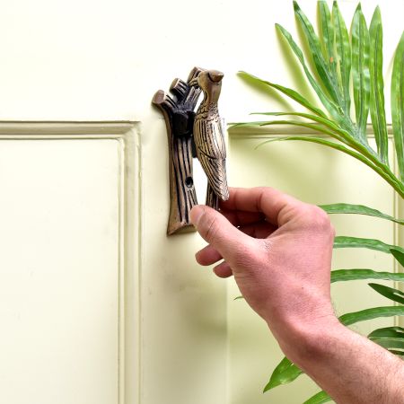 Bird Golden Door Knocker